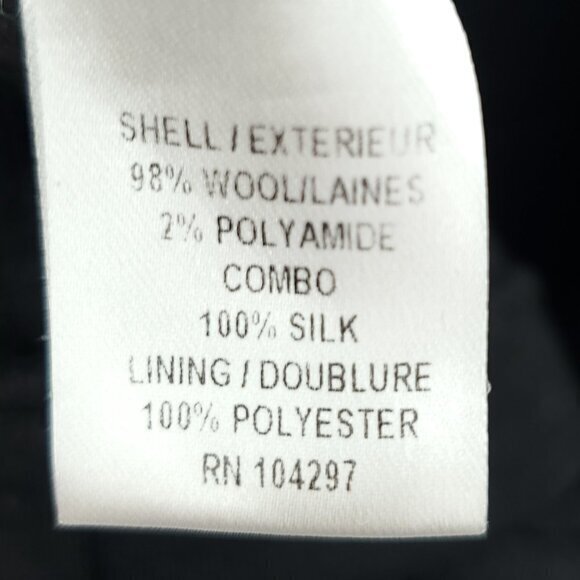 VTG Milly New York Mod-Style Wool/Silk Collared Knit Mini Dress Long Sleeve 6/8 - Picture 13 of 16